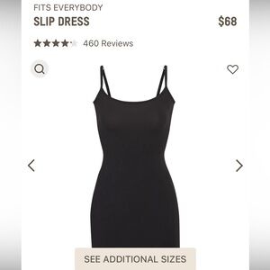 NWT Skims Slip Dress
